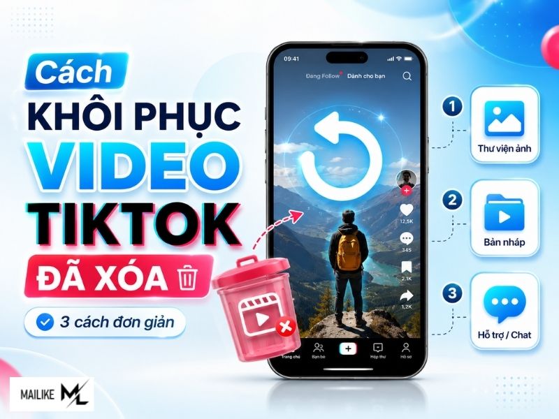 Cach khoi phuc video TikTok da