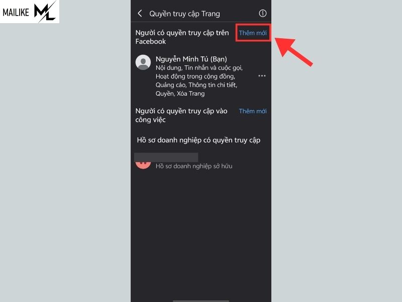 Cách thêm, phân quyền và xóa vai trò của ai đó trên trang Facebook