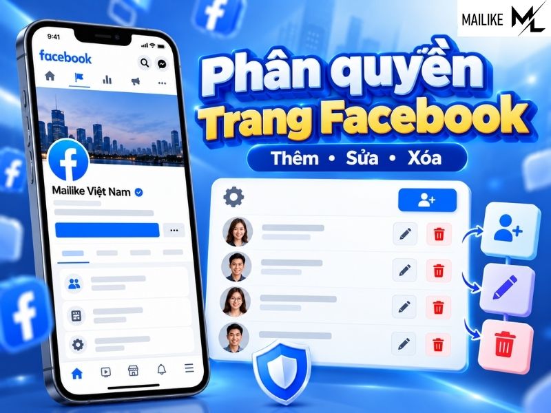 Cách thêm, phân quyền và xóa vai trò của ai đó trên trang Facebook
