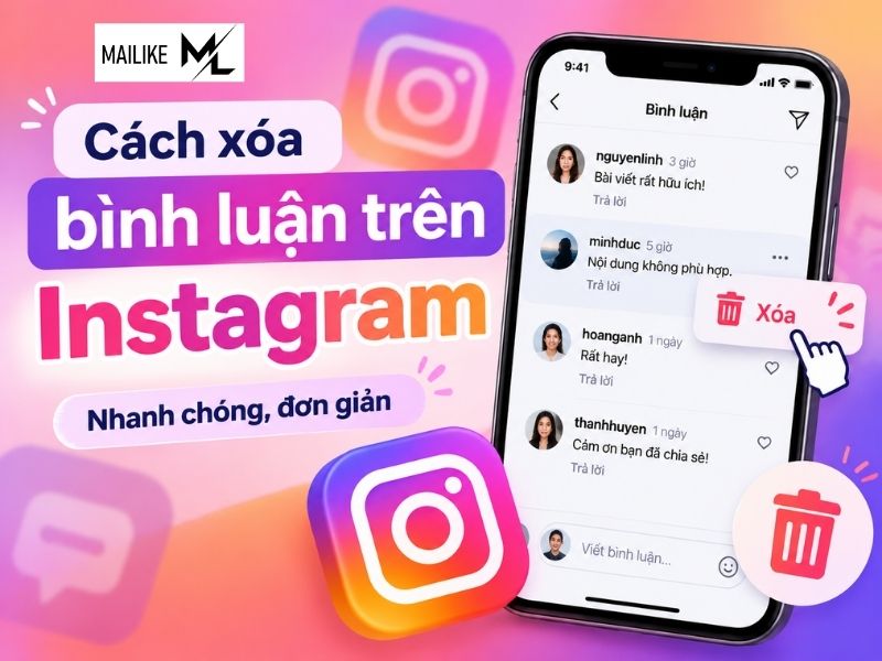 Cách xóa bình luận trên Instagram