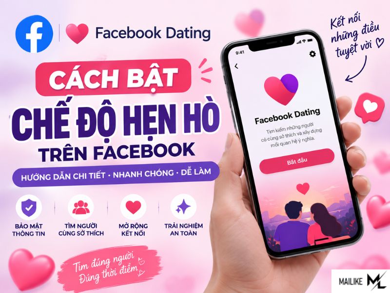 Cách bật chế độ hẹn hò trên Facebook