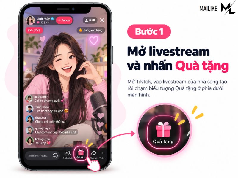 1 con sư tử trên TikTok bao nhiêu tiền