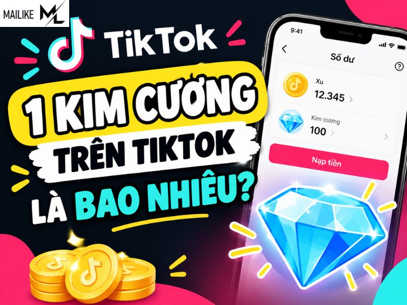 1 kim cương trên TikTok là bao nhiêu