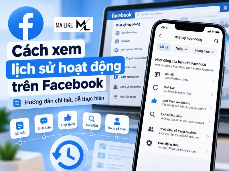 Cách xem lịch sử hoạt động trên Facebook