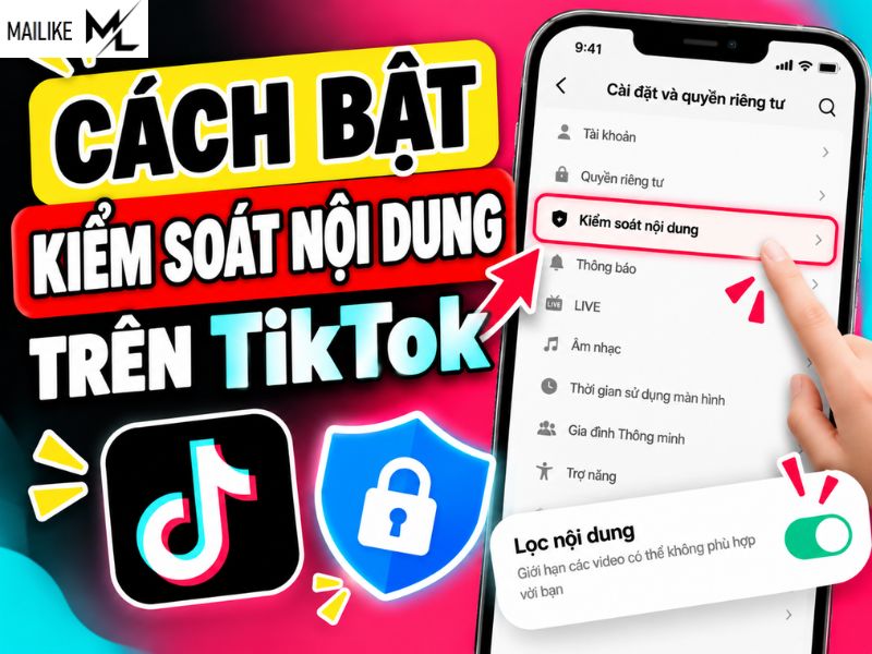 Cách bật tính năng kiểm soát nội dung trên TikTok