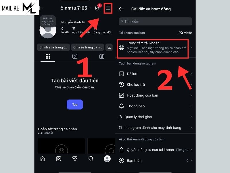 Cách khôi phục tin nhắn đã xoá trên Instagram