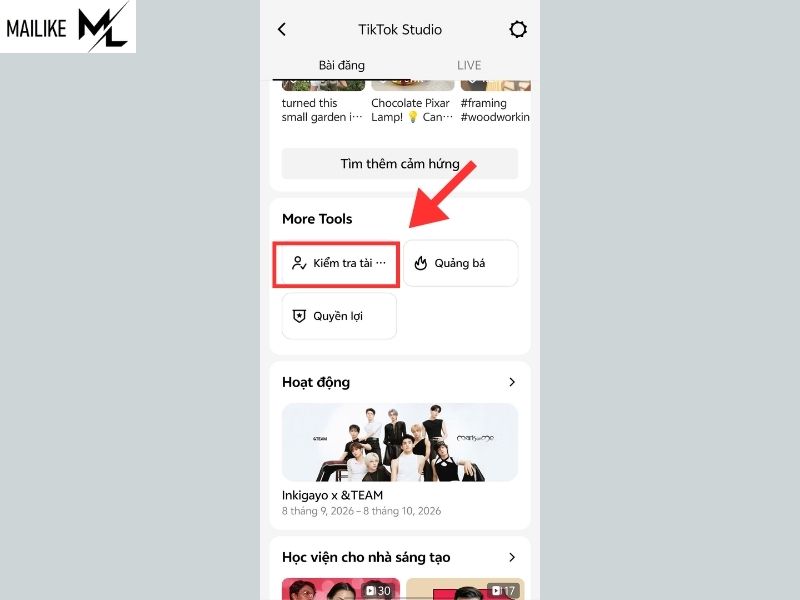 Cách kiểm tra tài khoản TikTok