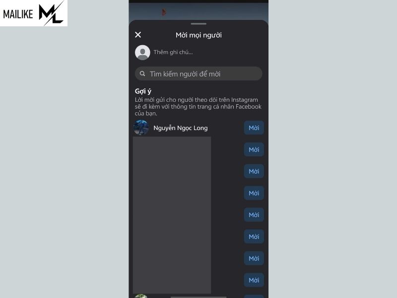 Cách mời bạn bè tham gia sự kiện Facebook