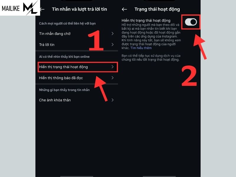 Cách tắt hoạt động Instagram
