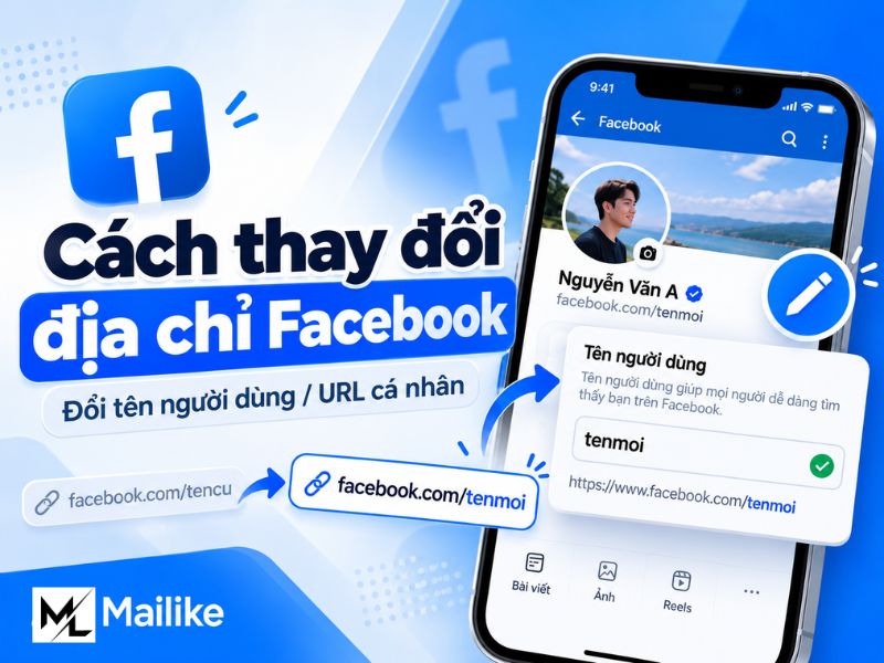 Cách thay đổi địa chỉ Facebook