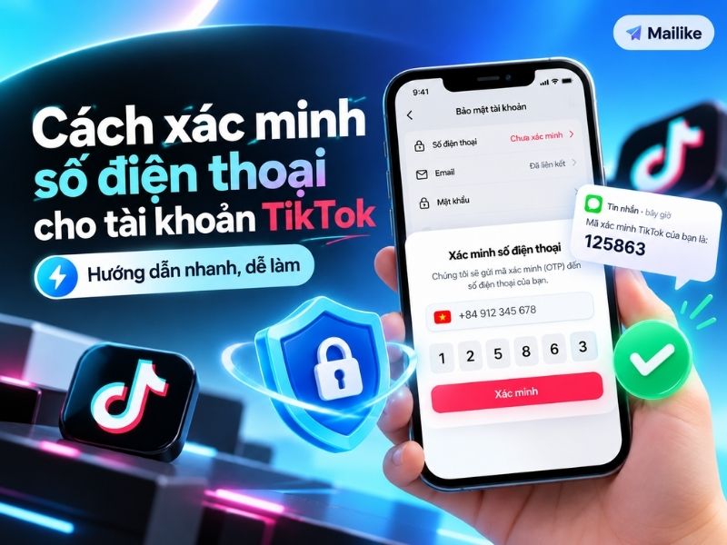 Cách xác minh số điện thoại cho tài khoản TikTok