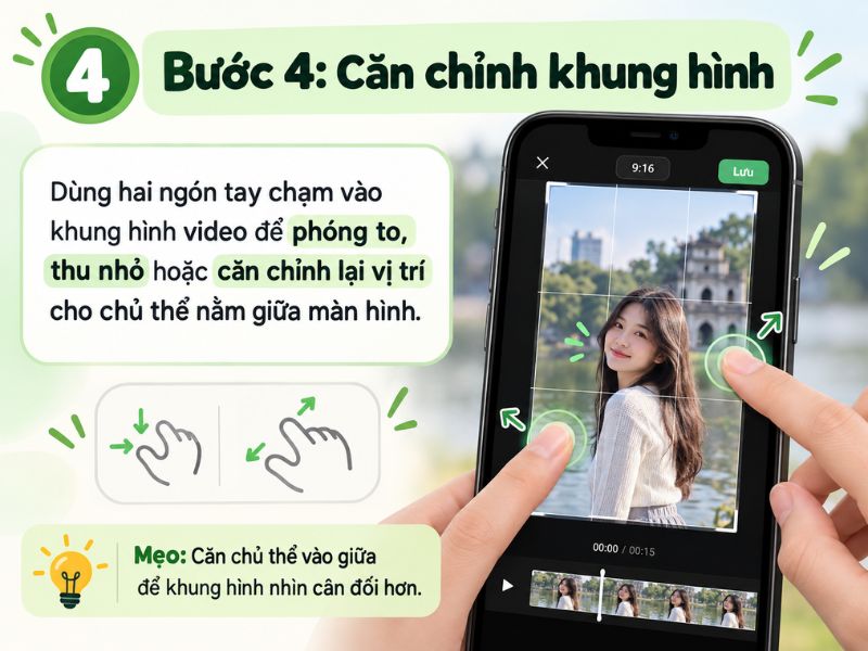 Kích thước video TikTok chuẩn