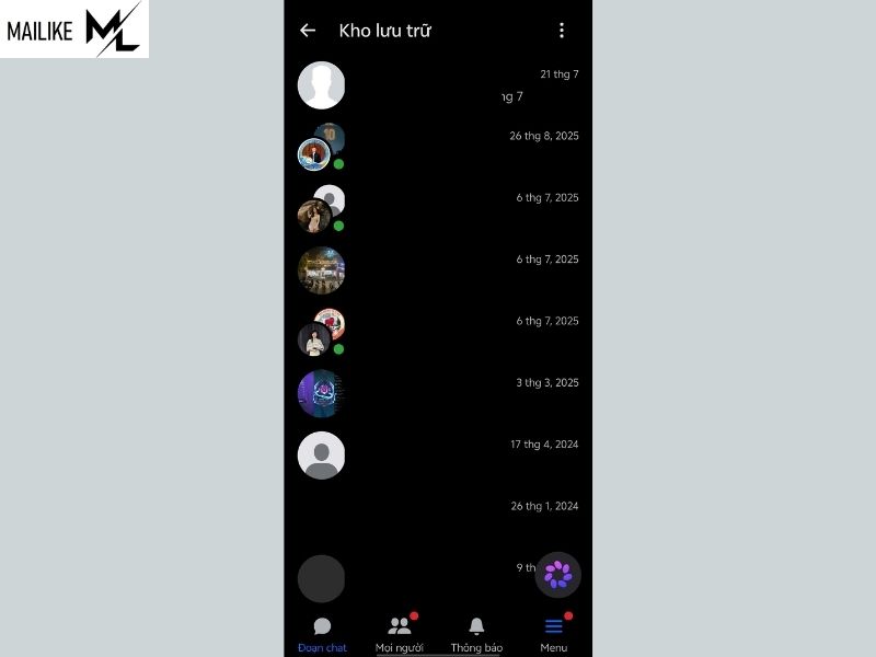 Kiểm tra tin nhắn Facebook đã xóa