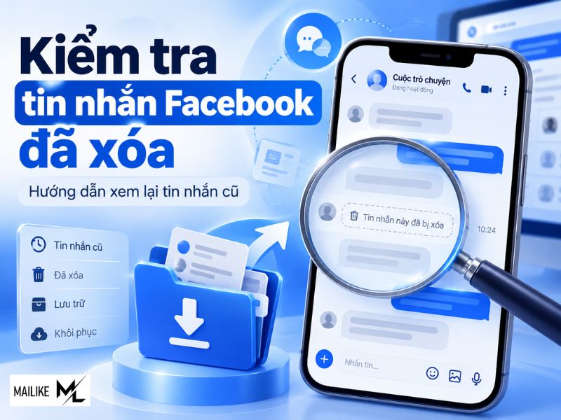 Kiểm tra tin nhắn Facebook đã xóa