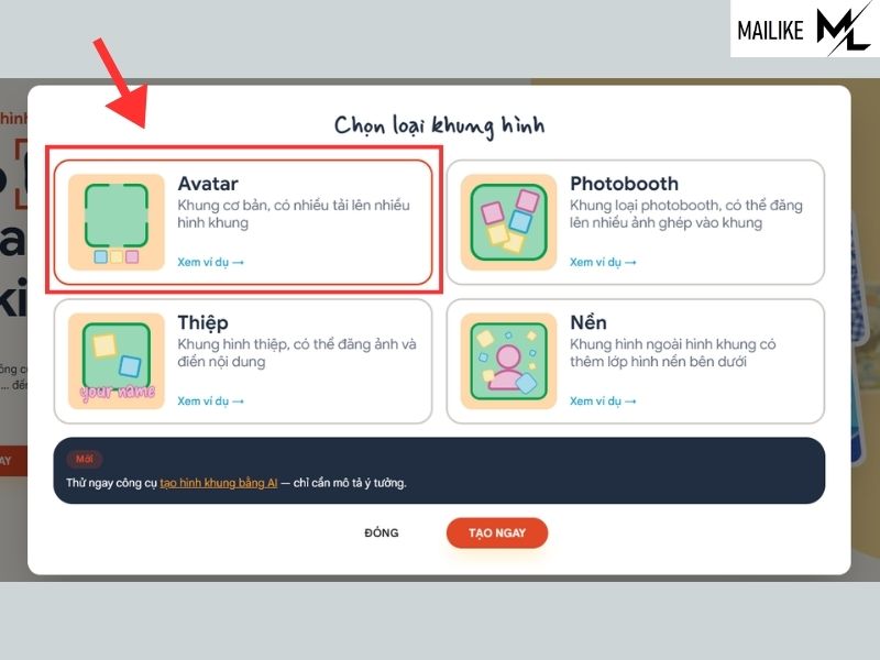 Tạo khung avatar cá nhân dành cho Facebook