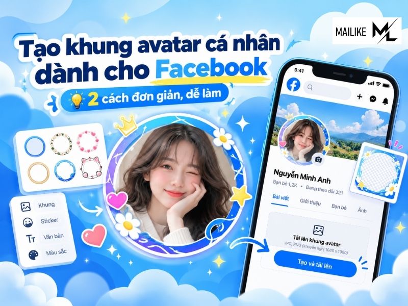 Tạo khung avatar cá nhân dành cho Facebook