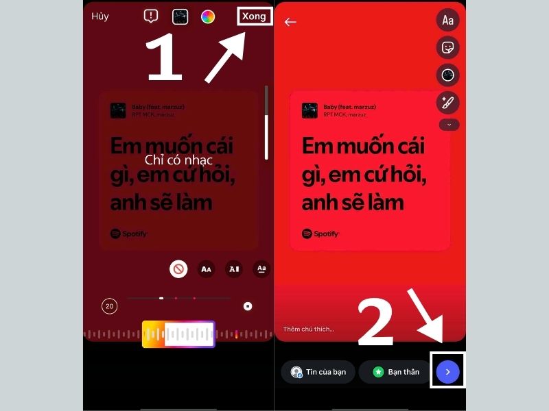 Cách chèn nhạc vào bài đăng Instagram