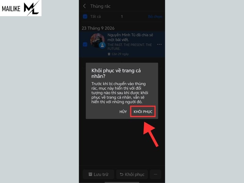 Cách khôi phục video đã xóa trên Facebook