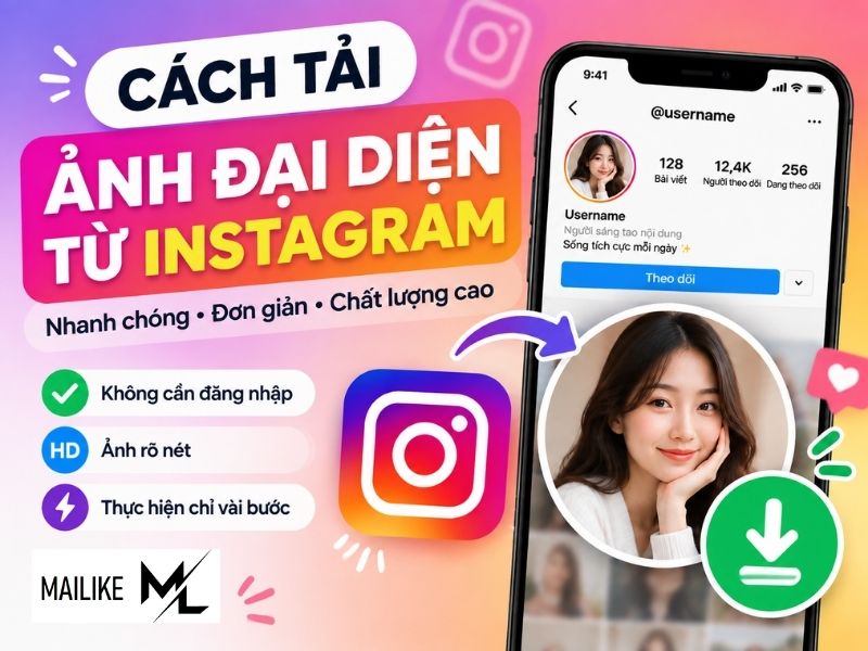 Tải ảnh đại diện từ Instagram